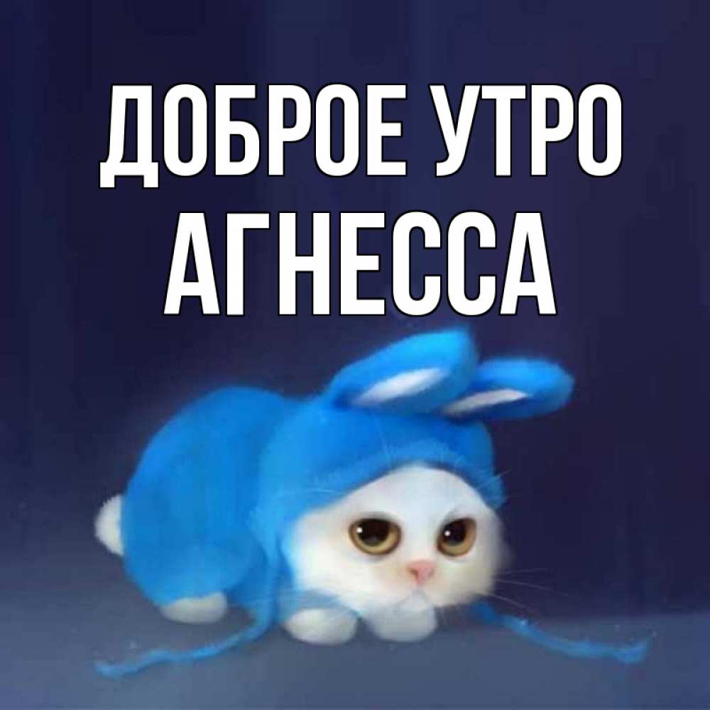 Открытка на каждый день с именем, Агнесса Доброе утро открытки красивые скачать бесплатно Прикольная открытка с пожеланием онлайн скачать бесплатно 