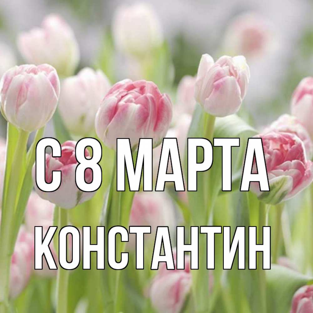 Картинка С 8 МАРТА, Константин