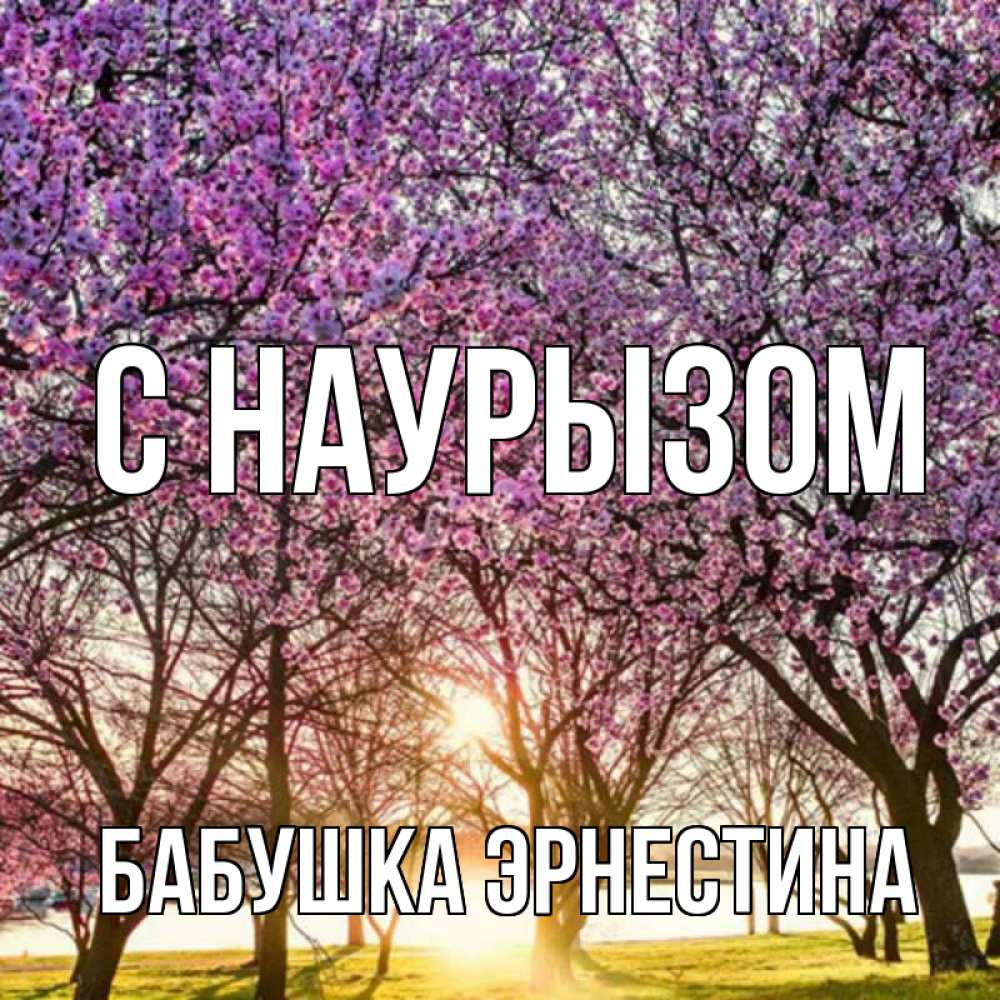 Открытка на каждый день с именем, Бабушка-Эрнестина С наурызом праздник весны наурыз Прикольная открытка с пожеланием онлайн скачать бесплатно 