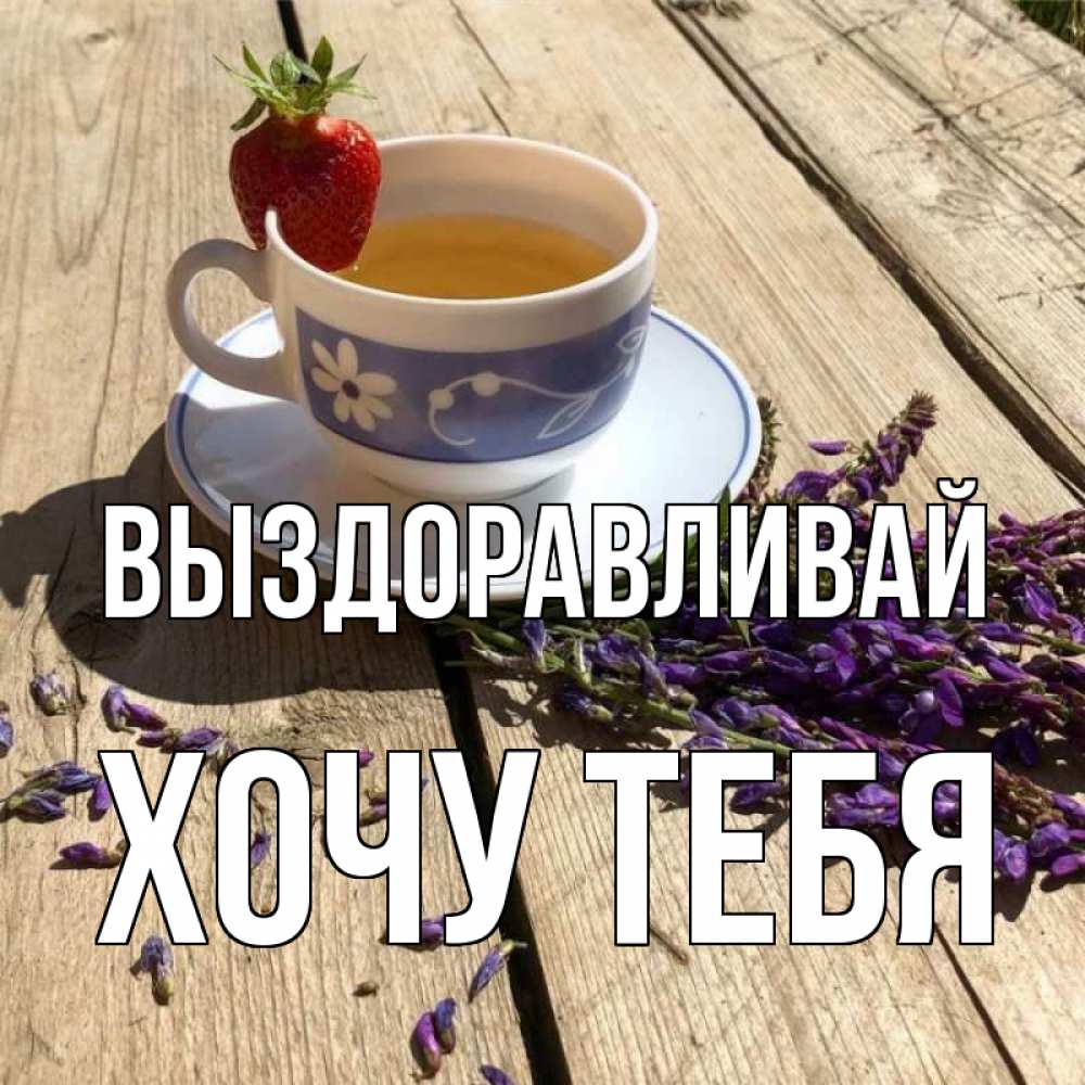 Картинка Выздоравливай, Хочу тебя