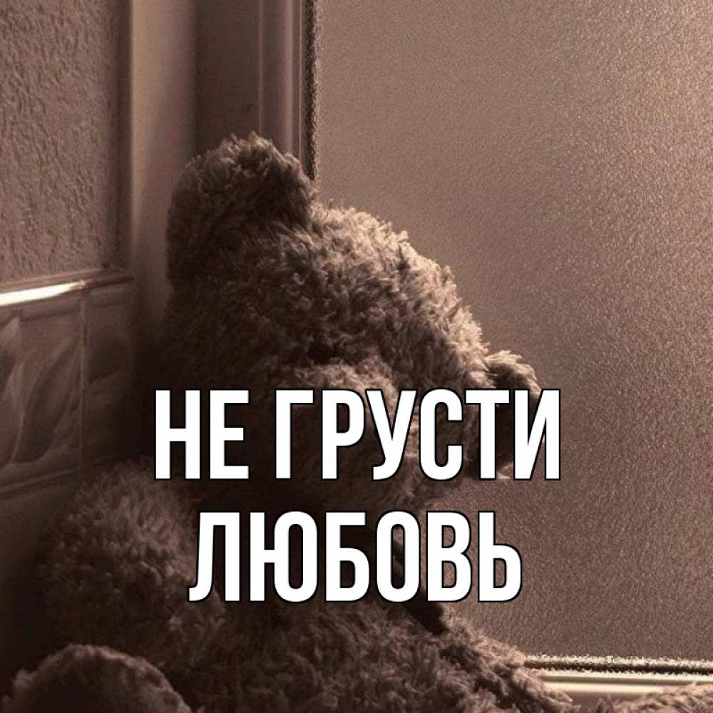 Картинки мишки с надписью не грусти