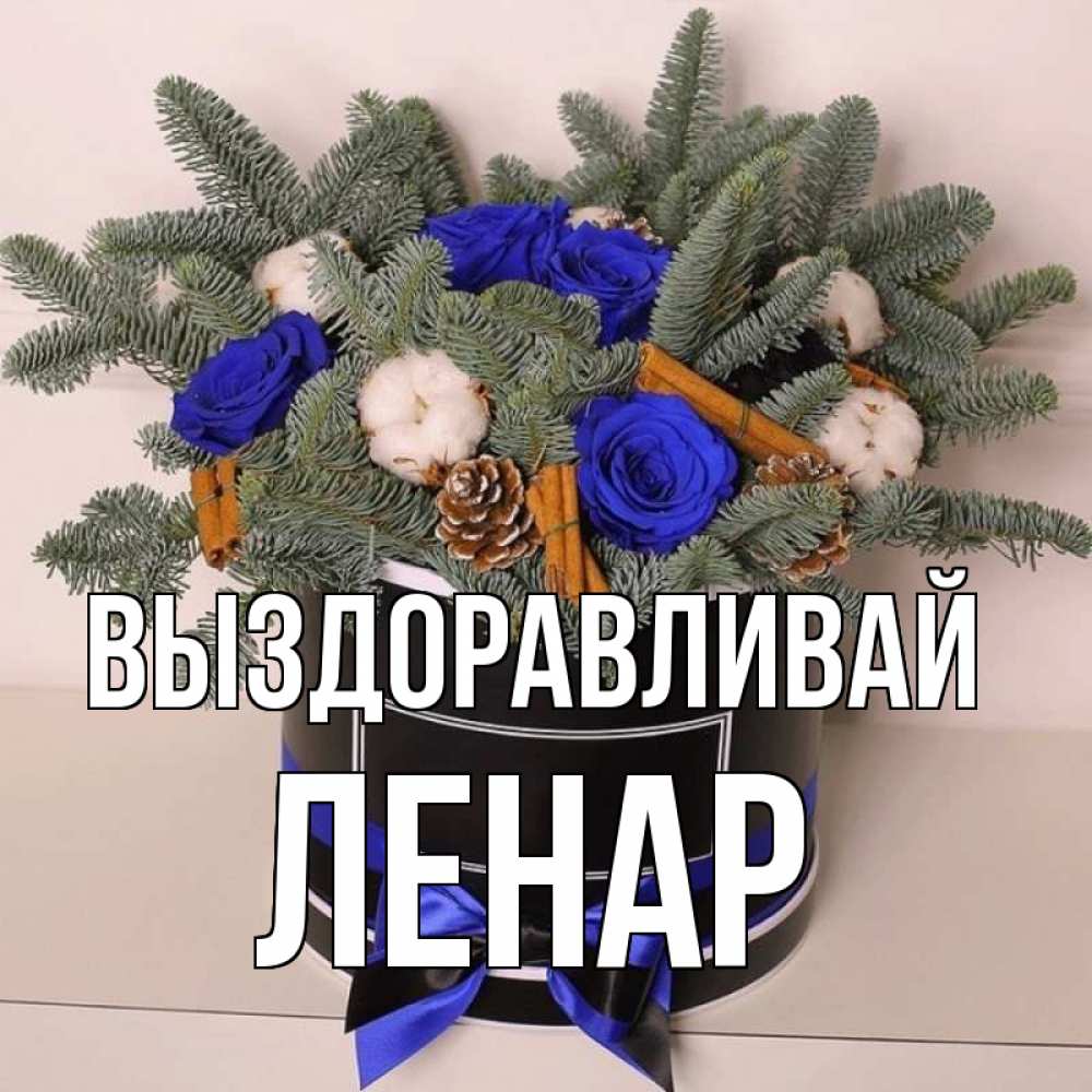 Открытка на каждый день с именем, Ленар Выздоравливай короче кто то загрузил эти шишки Прикольная открытка с пожеланием онлайн скачать бесплатно 