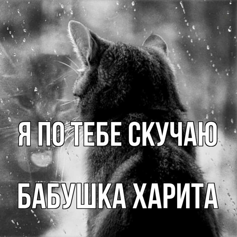 Открытка на каждый день с именем, Бабушка-Харита Я по тебе скучаю скорее ко мне приходи 1 Прикольная открытка с пожеланием онлайн скачать бесплатно 