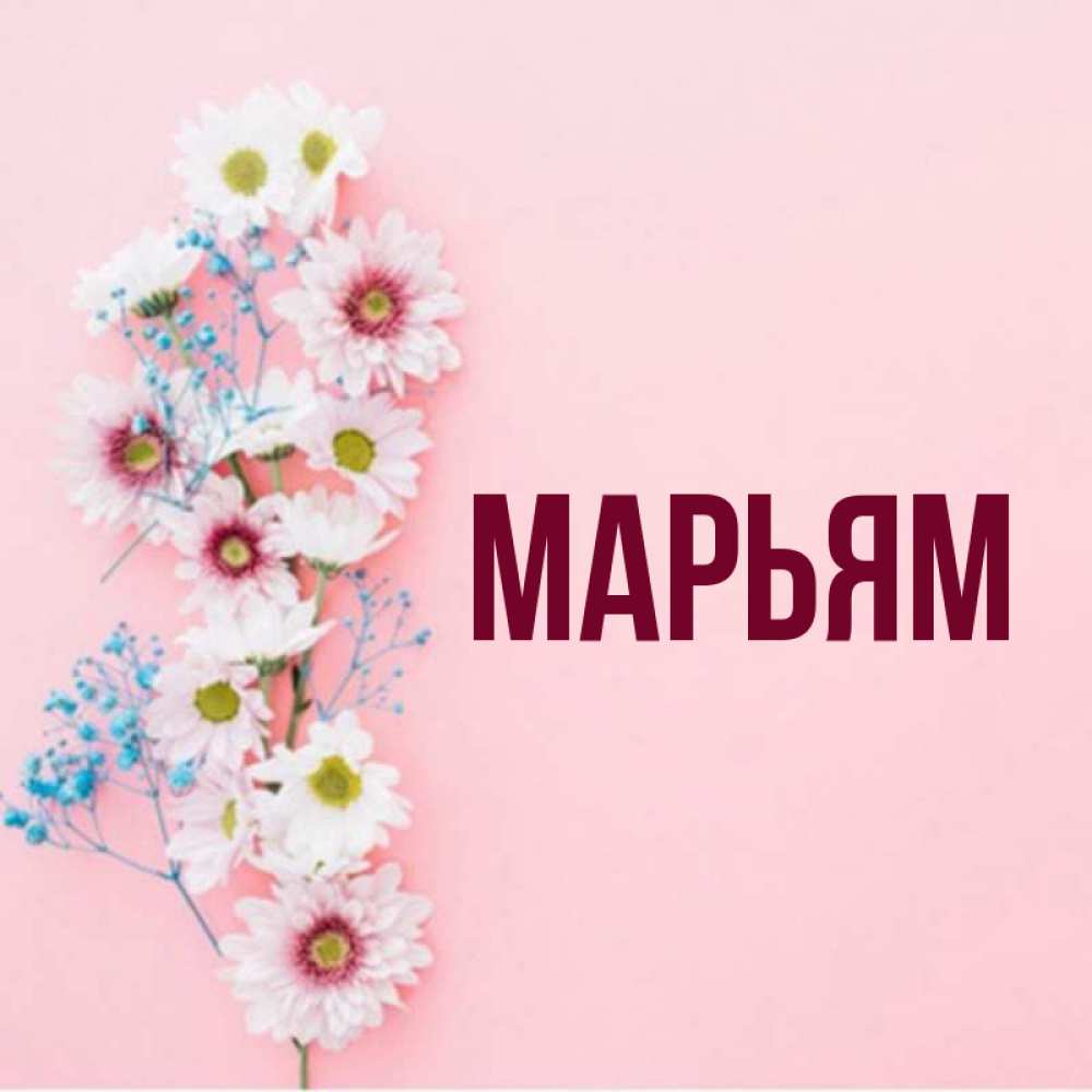 Мариам имя. Имя Марьям.