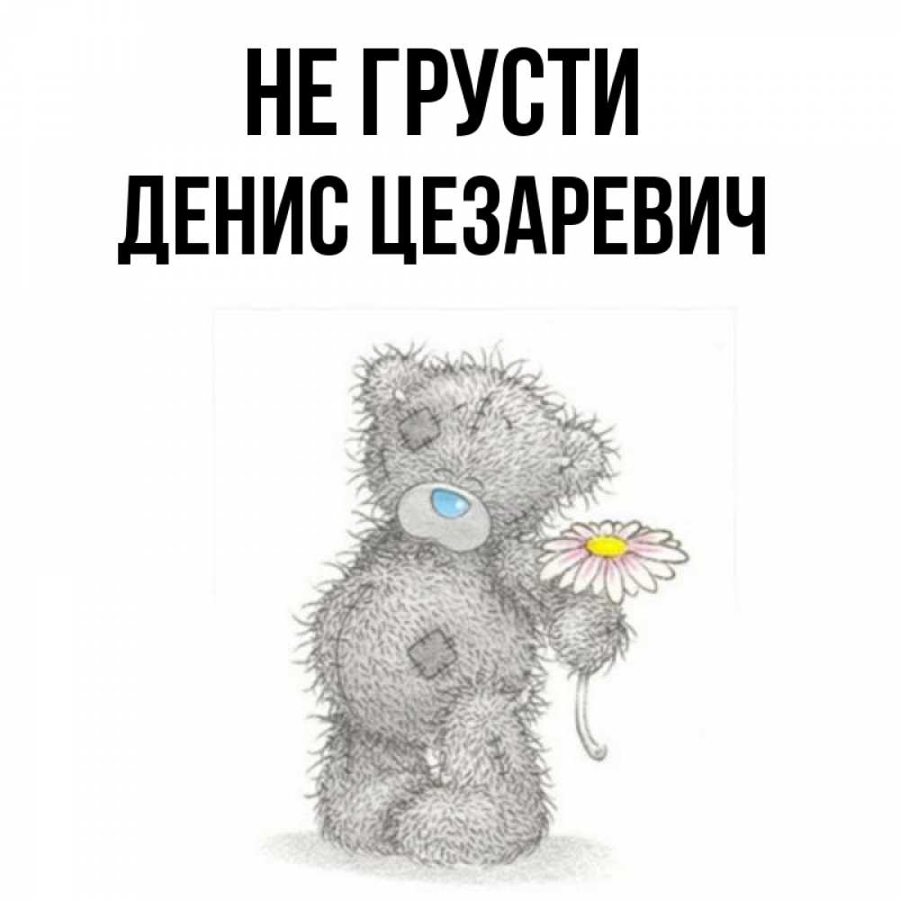 Картинка мишка не грусти