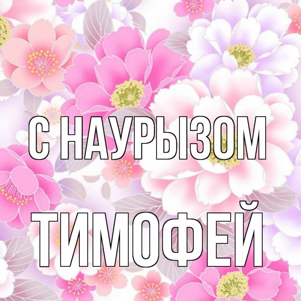 Открытка на каждый день с именем, Тимофей С наурызом для женщин Прикольная открытка с пожеланием онлайн скачать бесплатно 