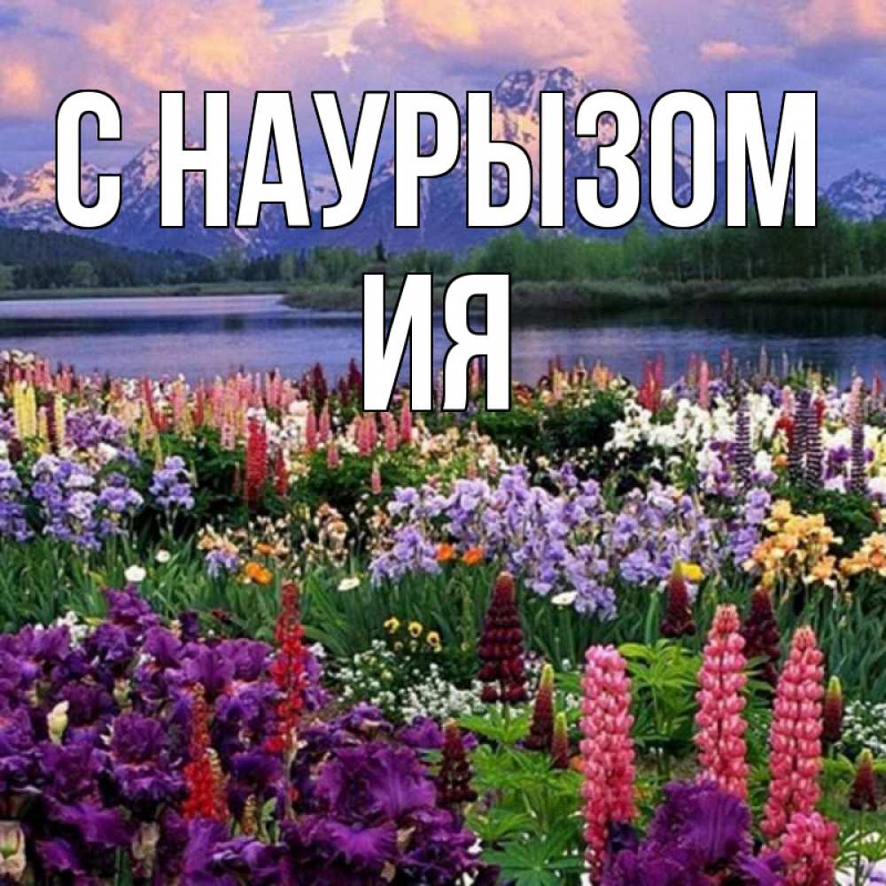 Открытка на каждый день с именем, Ия С наурызом праздник весны наурыз Прикольная открытка с пожеланием онлайн скачать бесплатно 