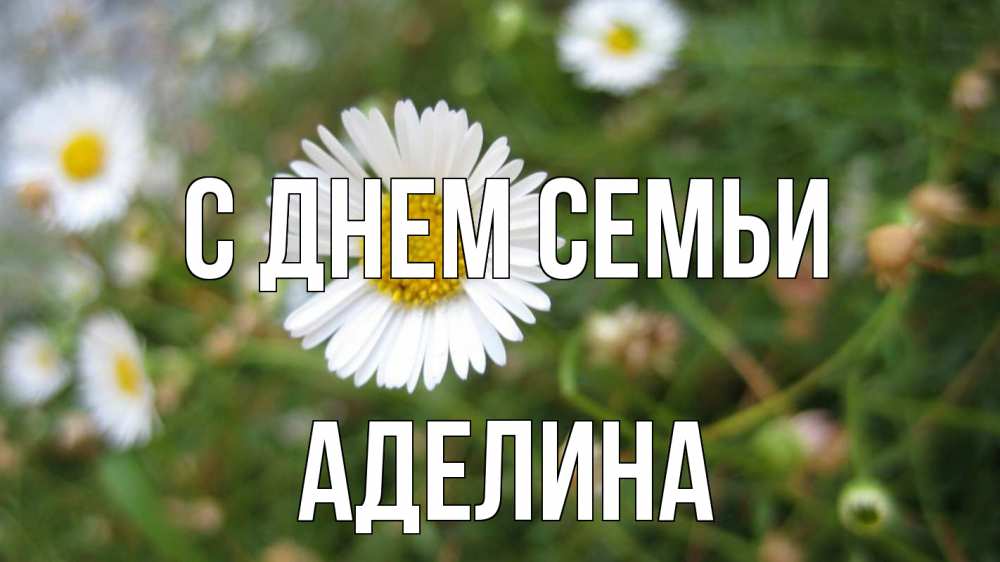 Открытка на каждый день с именем, Аделина С днем семьи с днем семьи Прикольная открытка с пожеланием онлайн скачать бесплатно 