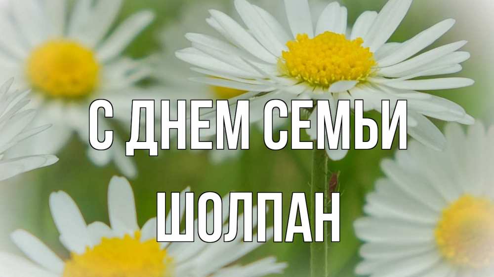 Открытка на каждый день с именем, Шолпан С днем семьи с днем семьи  1 Прикольная открытка с пожеланием онлайн скачать бесплатно 
