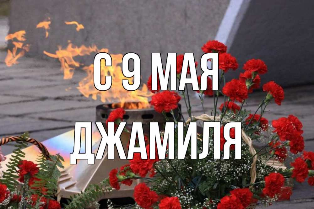 Открытка на каждый день с именем, Джамиля С 9 мая 9 мая Прикольная открытка с пожеланием онлайн скачать бесплатно 