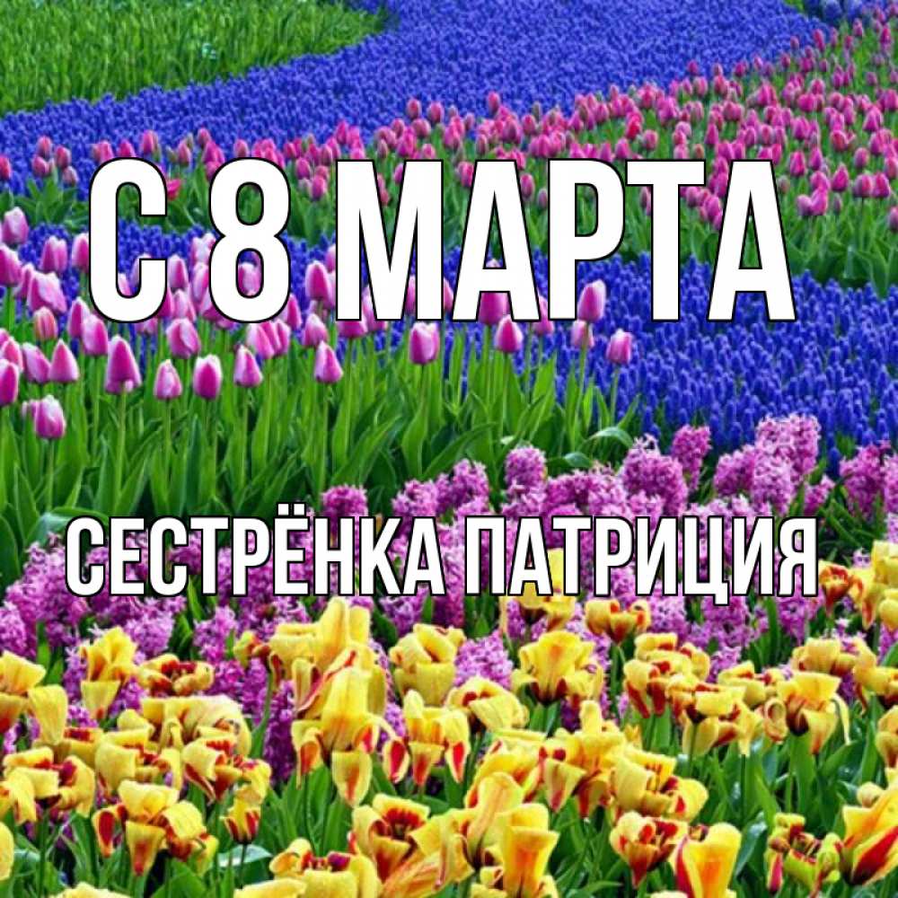 Картинка С 8 марта, Сестрёнка Патриция