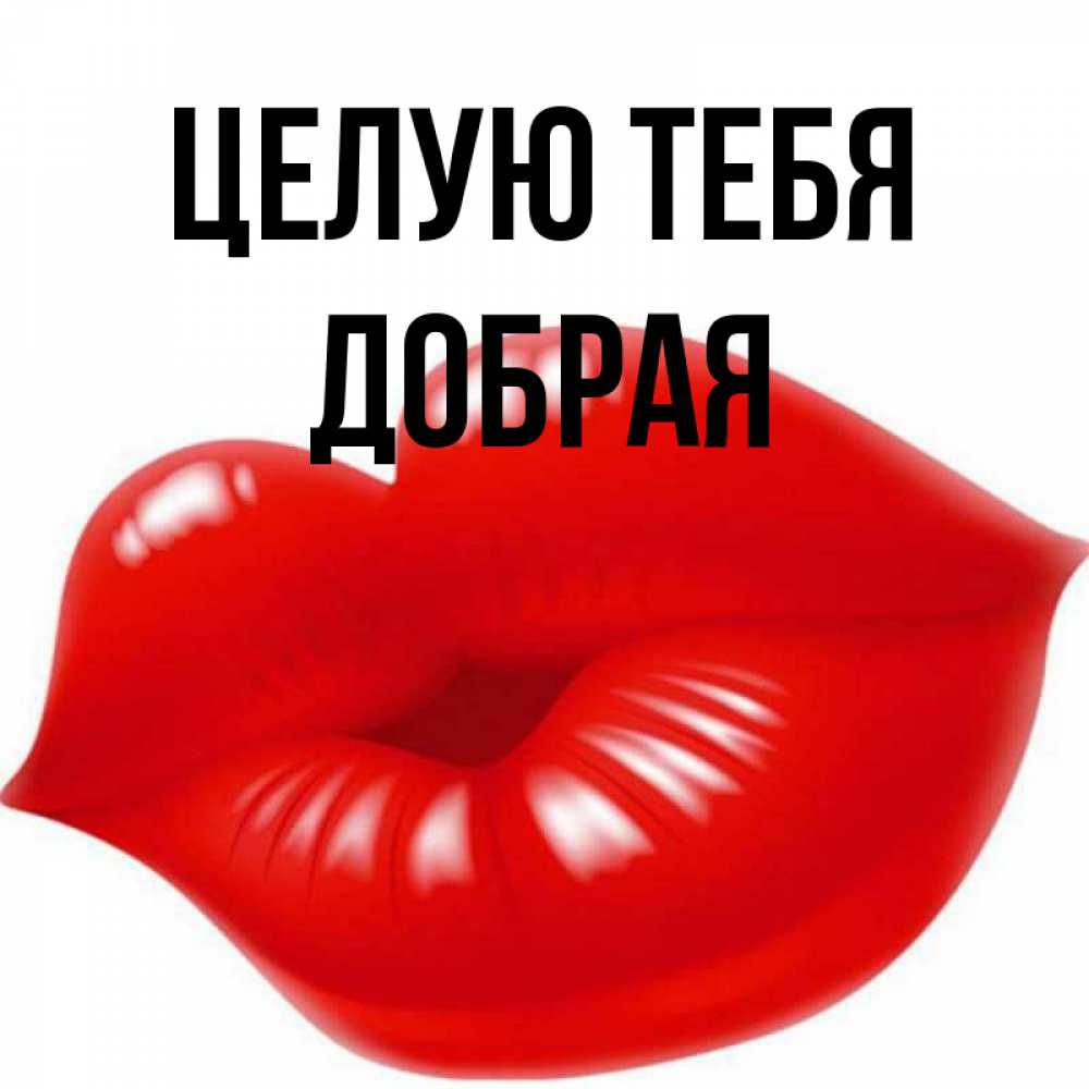 Целую тебя в губки картинки