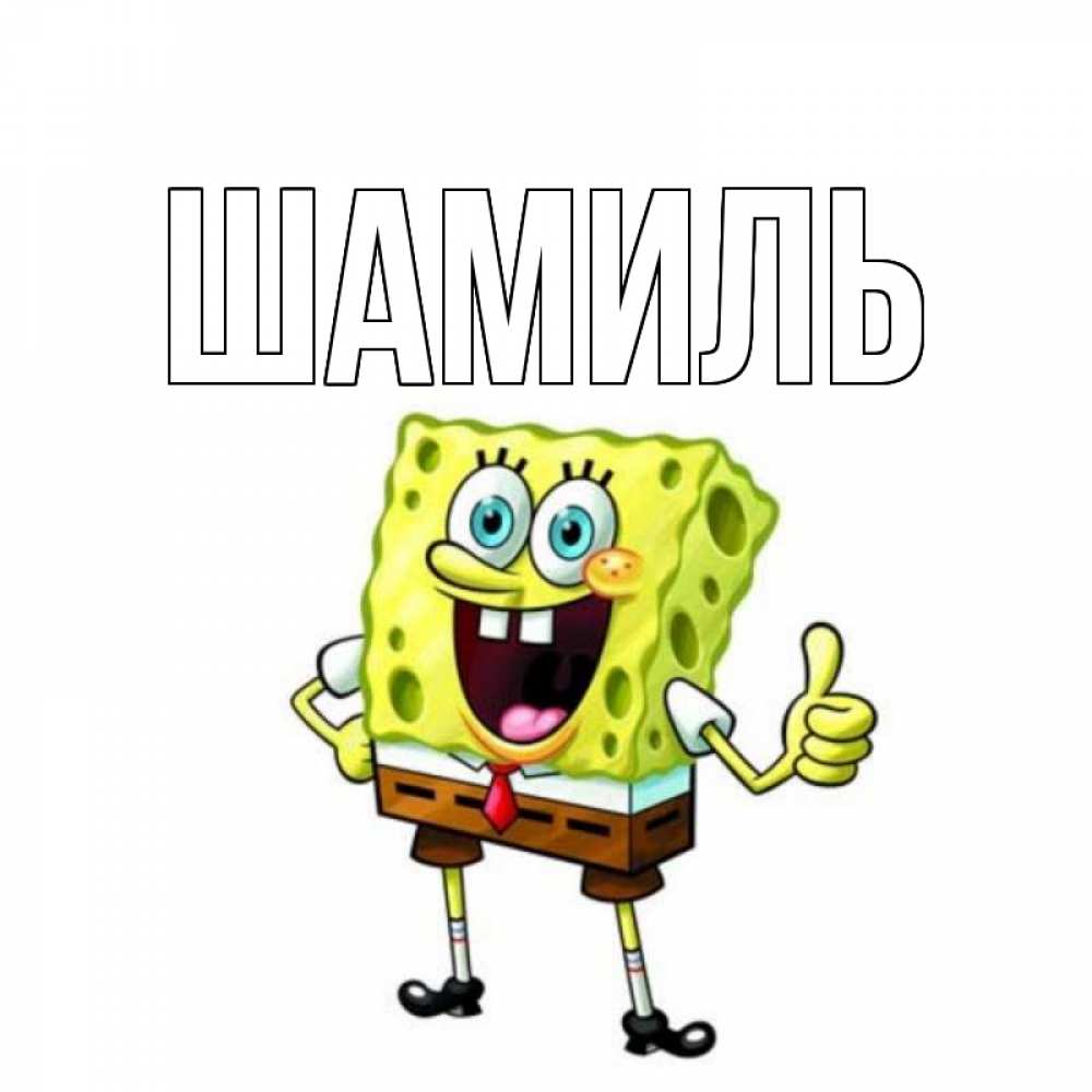 Открытка на каждый день с именем, Шамиль Главная герои мультфильмов Прикольная открытка с пожеланием онлайн скачать бесплатно 