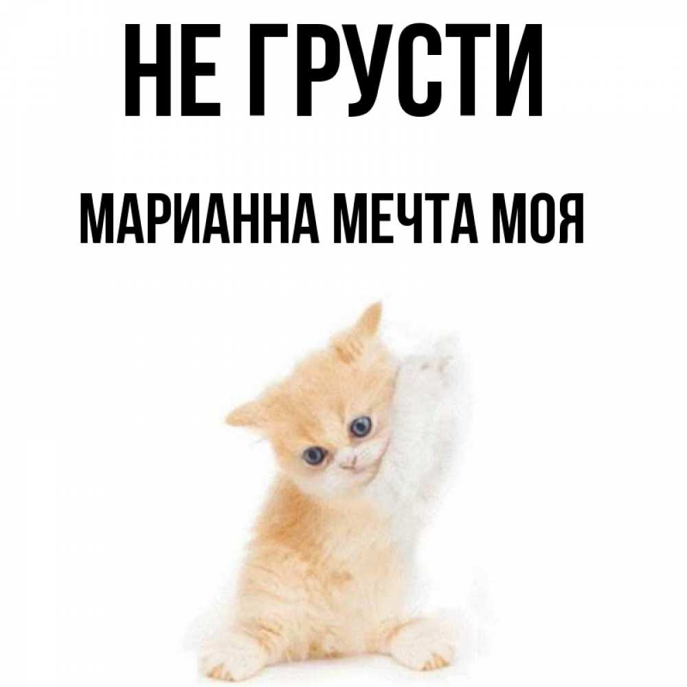 Картинка не грусти мармеладка