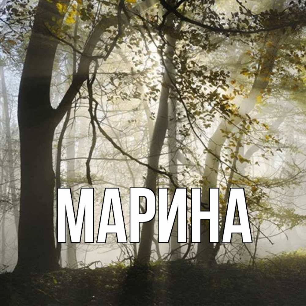 Открытка на каждый день с именем, Марина Главная грустно Прикольная открытка с пожеланием онлайн скачать бесплатно 