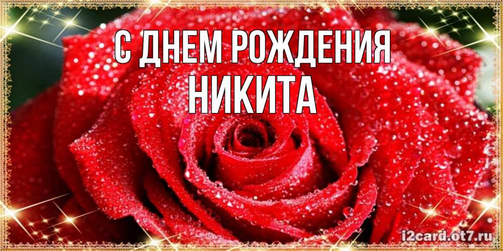 Картинка С днем рождения, Никита