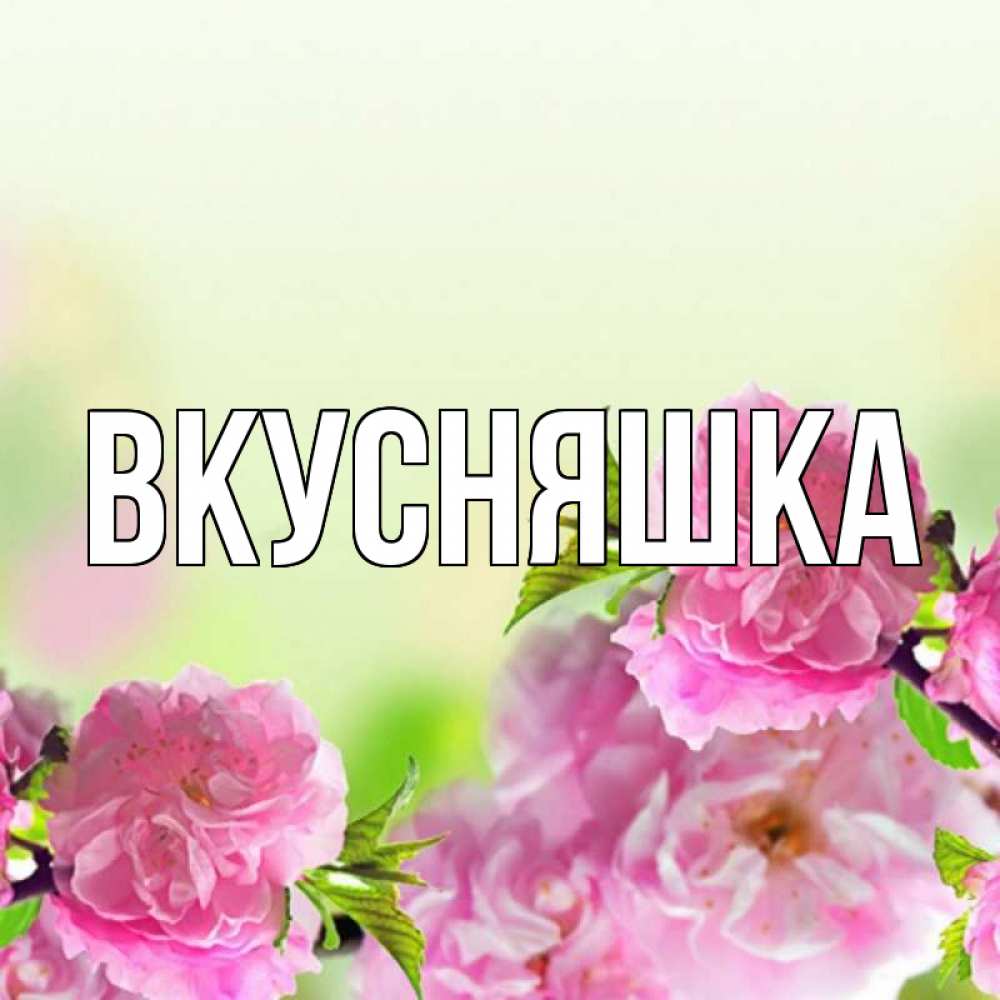 Открытка на каждый день с именем, Вкусняшка Главная цветы Прикольная открытка с пожеланием онлайн скачать бесплатно 