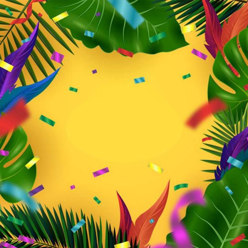 Открытка конфети  тропики  Желаю тебе удачи 