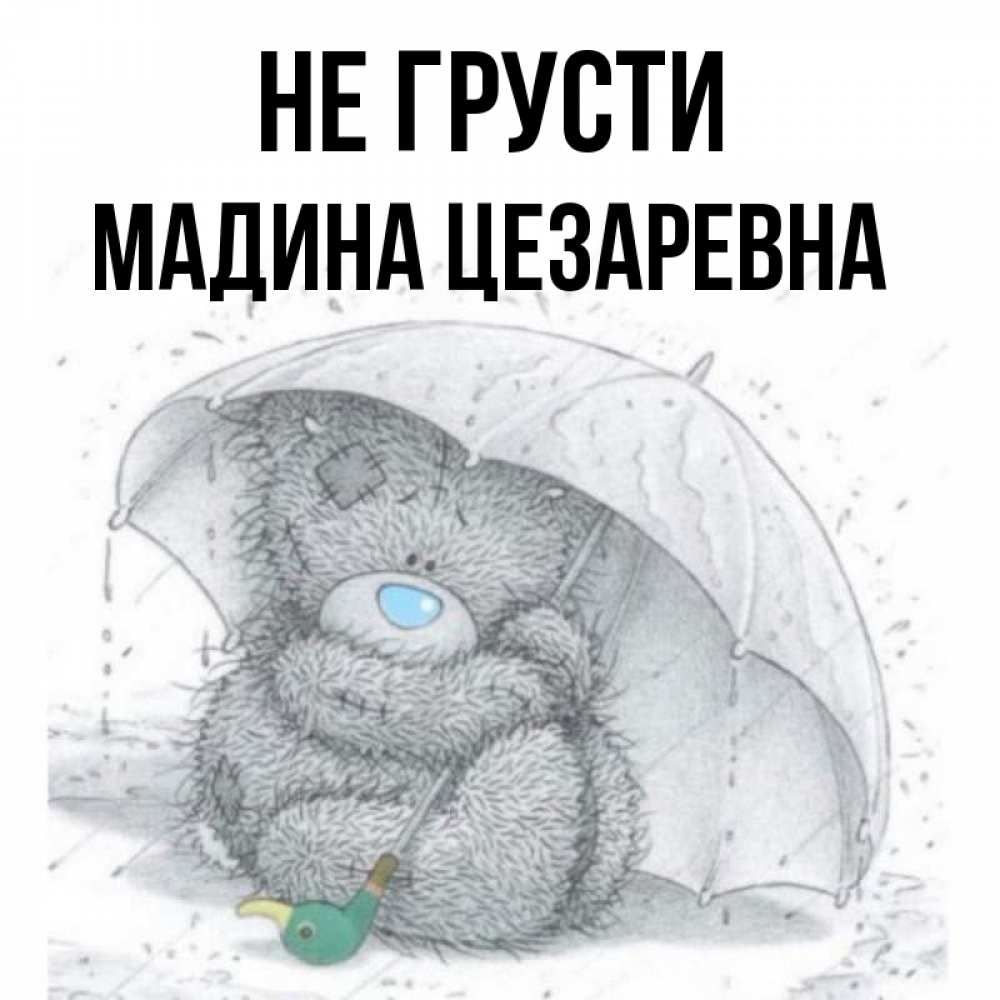 Картинка мишка не грусти