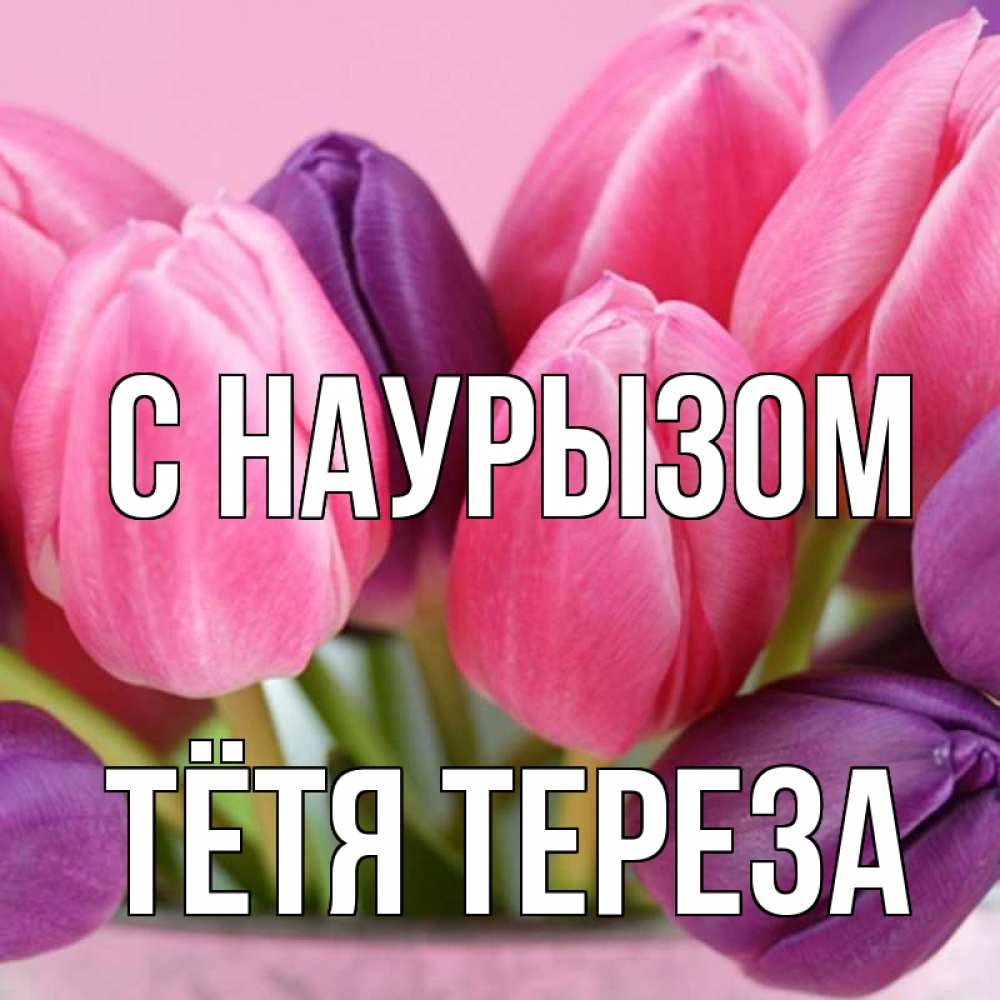 Открытка на каждый день с именем, Тётя-Тереза С наурызом маме 1 Прикольная открытка с пожеланием онлайн скачать бесплатно 