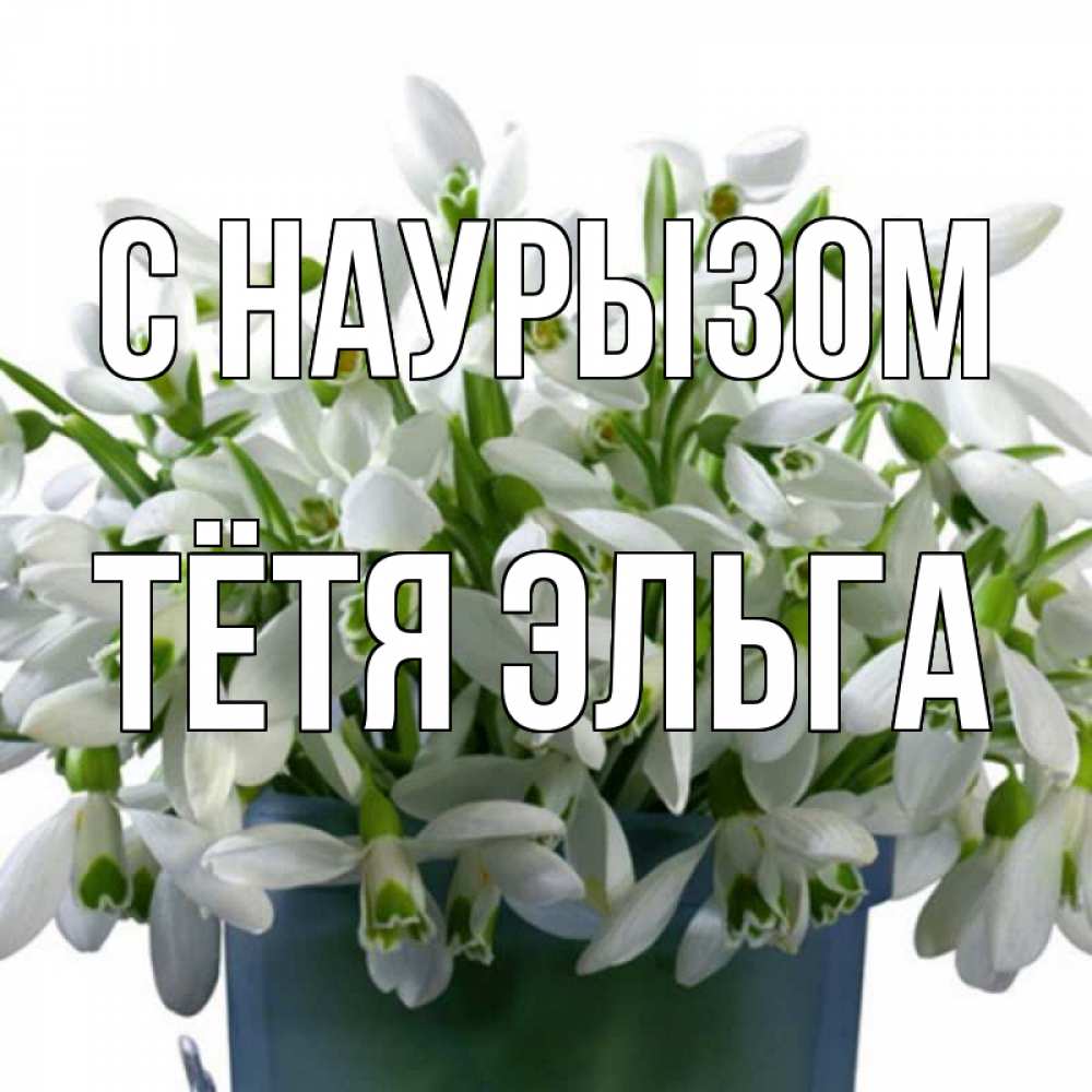 Открытка на каждый день с именем, Тётя-Эльга С наурызом цветы к наурызу новый год в Казахстане Прикольная открытка с пожеланием онлайн скачать бесплатно 