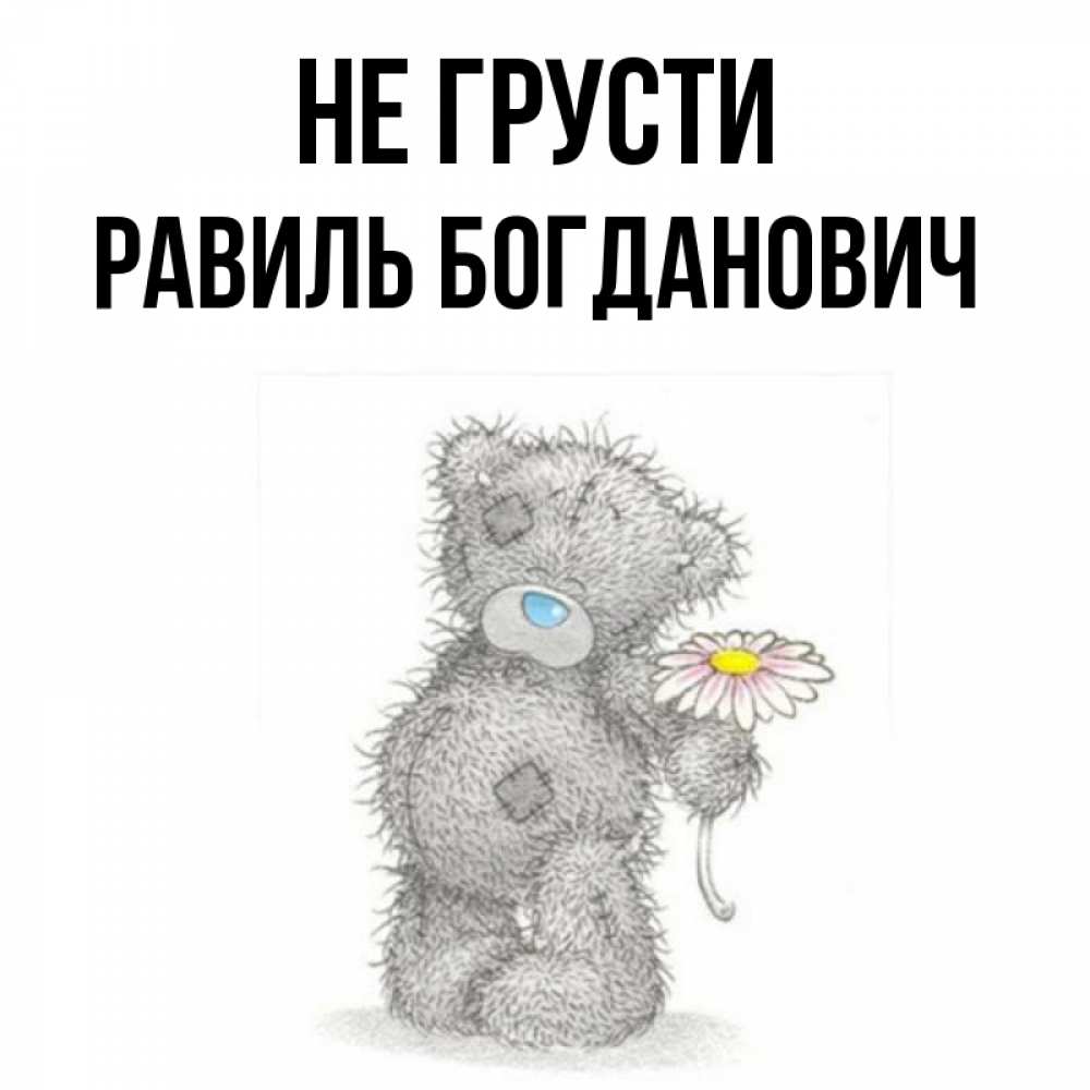 Картинка мишка не грусти
