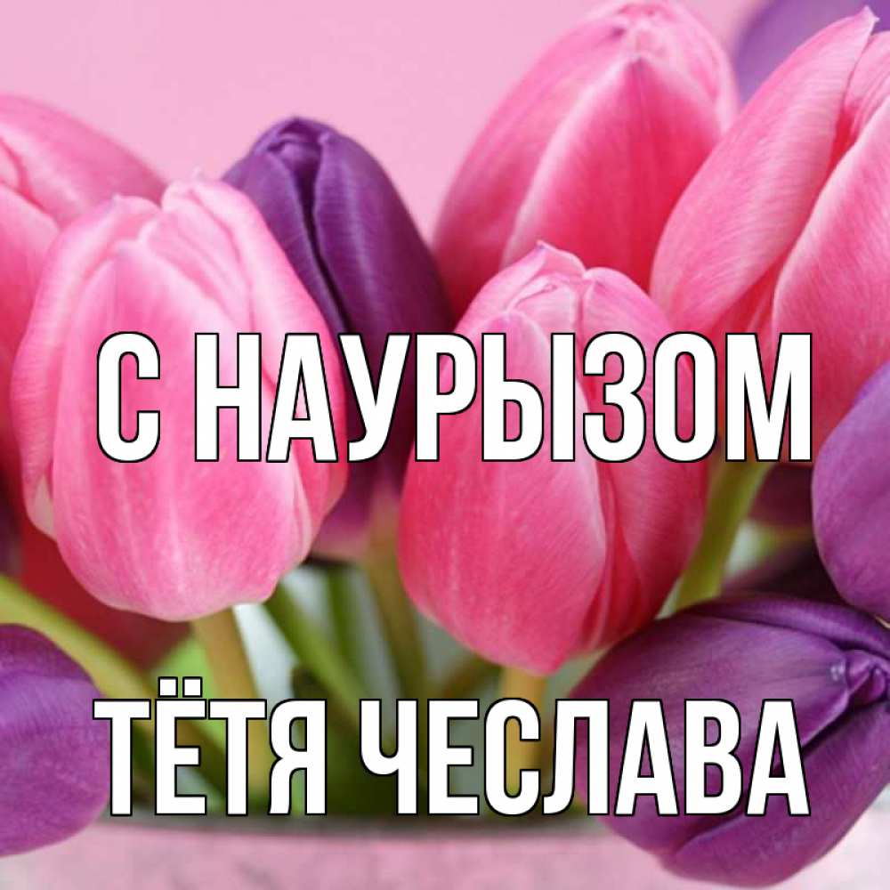 Открытка на каждый день с именем, Тётя-Чеслава С наурызом маме 1 Прикольная открытка с пожеланием онлайн скачать бесплатно 
