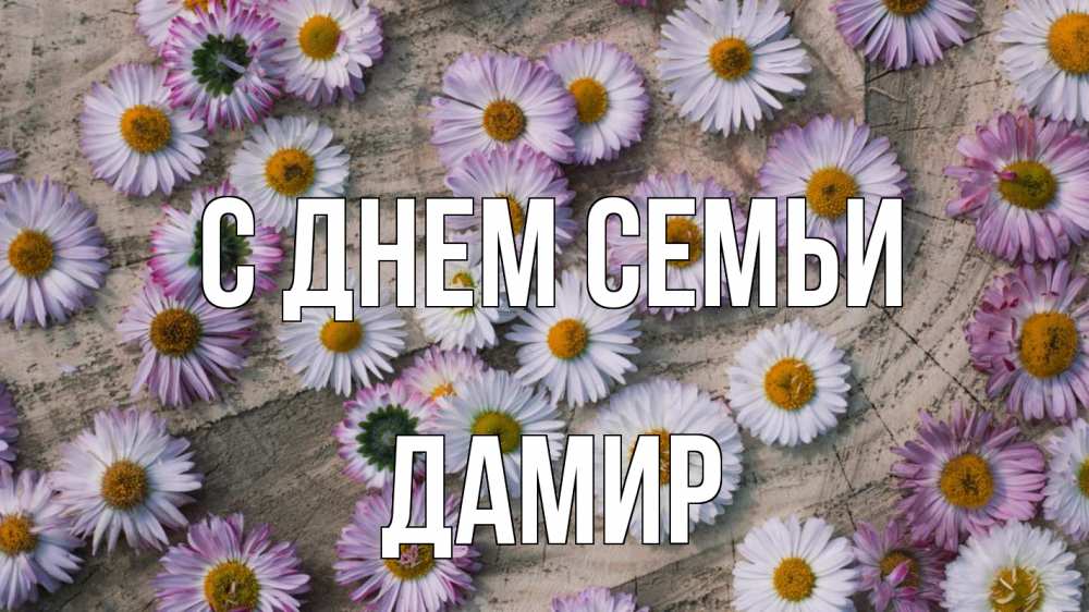 Открытка на каждый день с именем, Дамир С днем семьи с днем семьи Прикольная открытка с пожеланием онлайн скачать бесплатно 