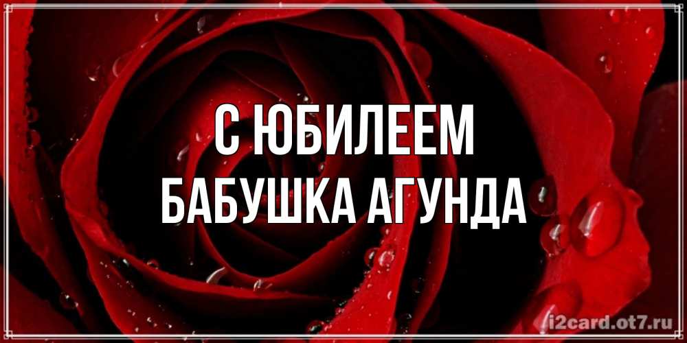 Открытка на каждый день с именем, Бабушка-Агунда С юбилеем крупная бордовая роза Прикольная открытка с пожеланием онлайн скачать бесплатно 
