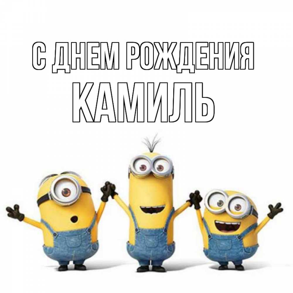 Открытка на каждый день с именем, Камиль С днем рождения с днюхой Прикольная открытка с пожеланием онлайн скачать бесплатно 