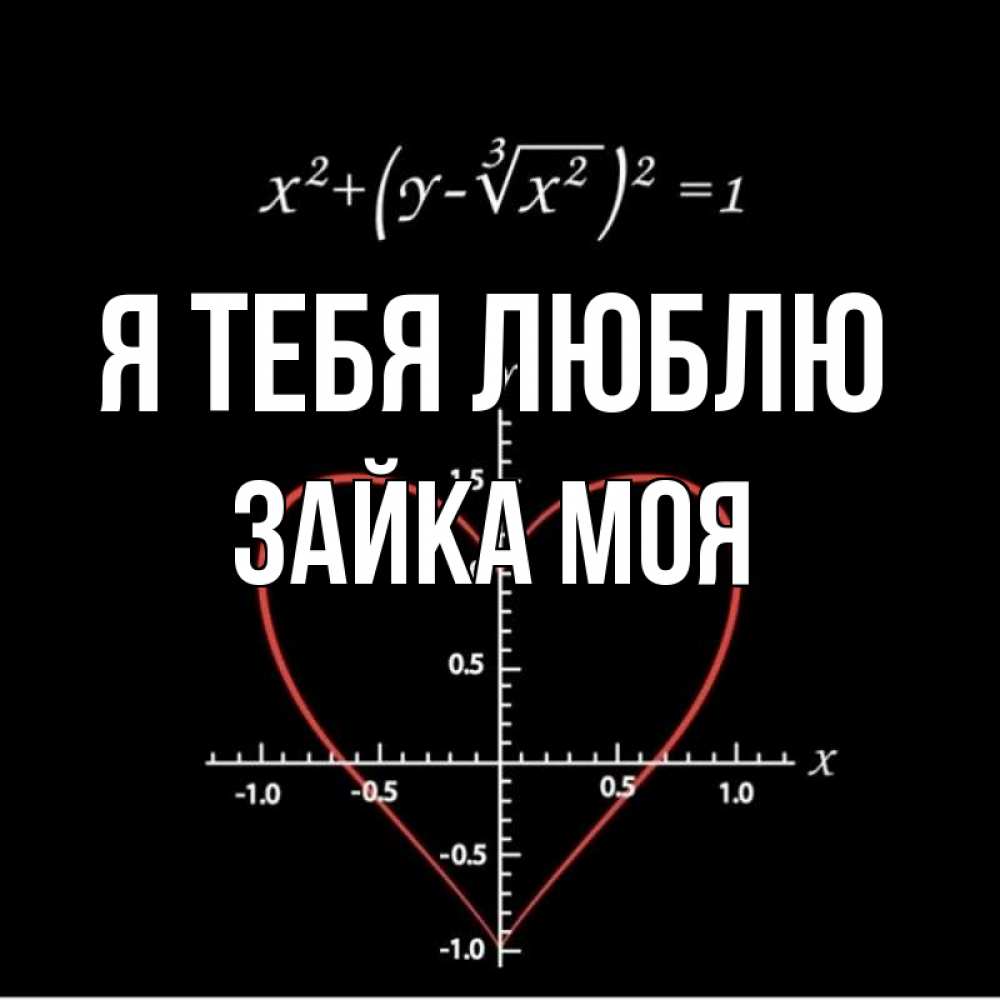 Картинка Я тебя люблю, Зайка моя