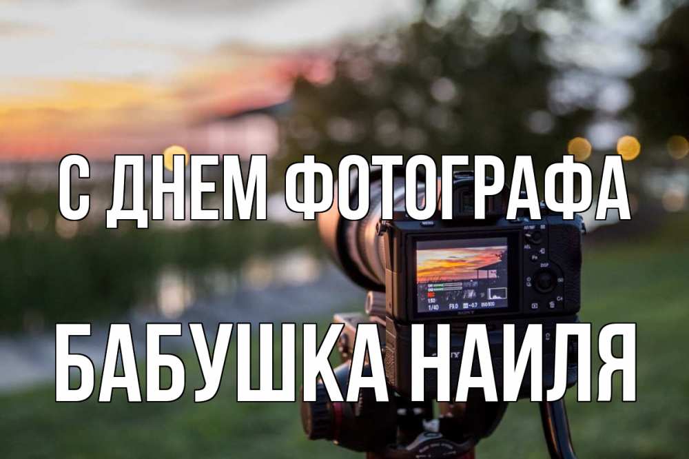 Открытка на каждый день с именем, Бабушка-Наиля С днем фотографа с днем фотографа Прикольная открытка с пожеланием онлайн скачать бесплатно 