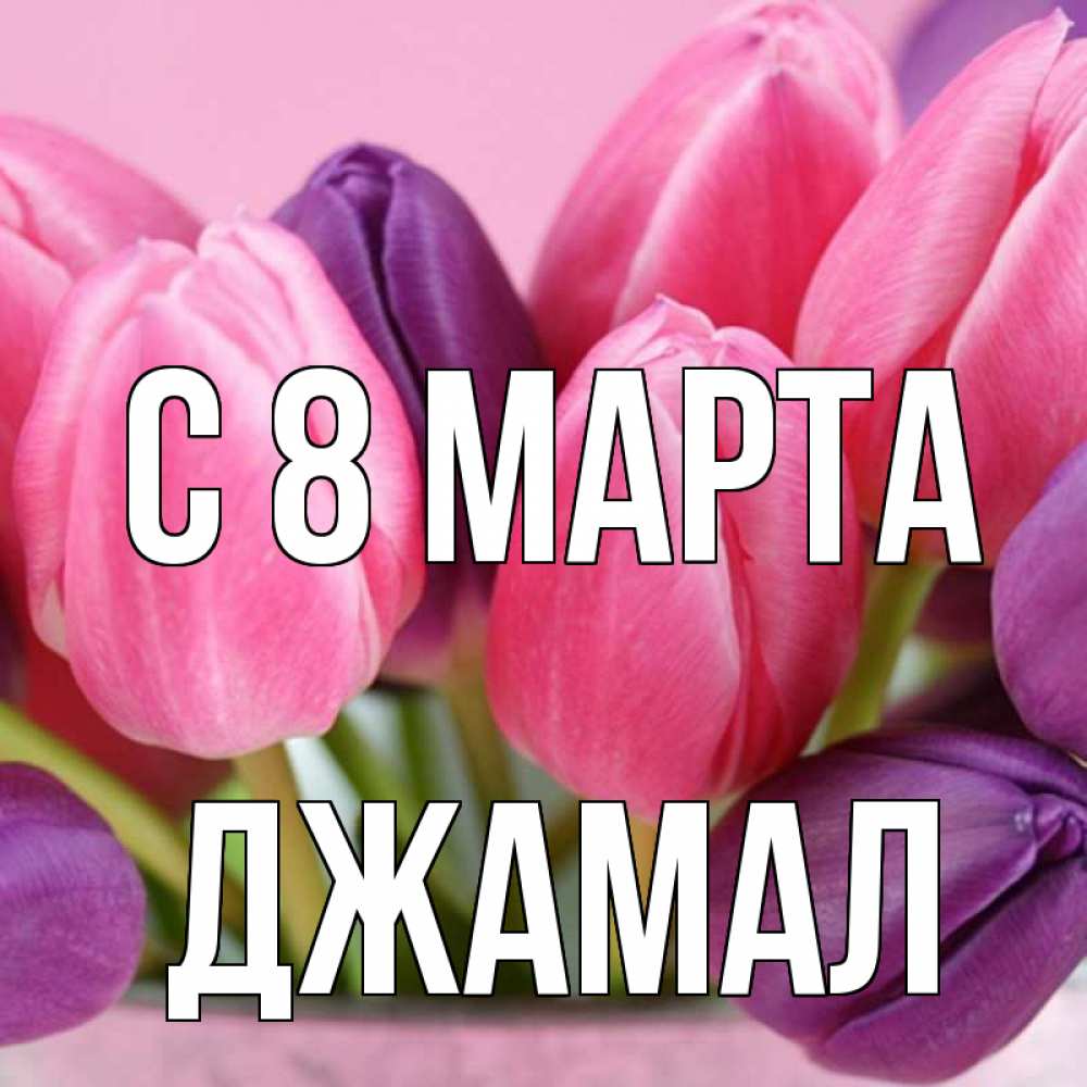 Открытка на каждый день с именем, Джамал С 8 МАРТА маме 1 Прикольная открытка с пожеланием онлайн скачать бесплатно 
