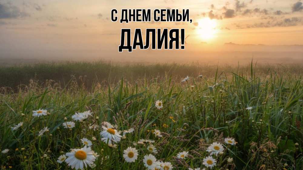 Открытка на каждый день с именем, Далия С днем семьи с днем семьи Прикольная открытка с пожеланием онлайн скачать бесплатно 