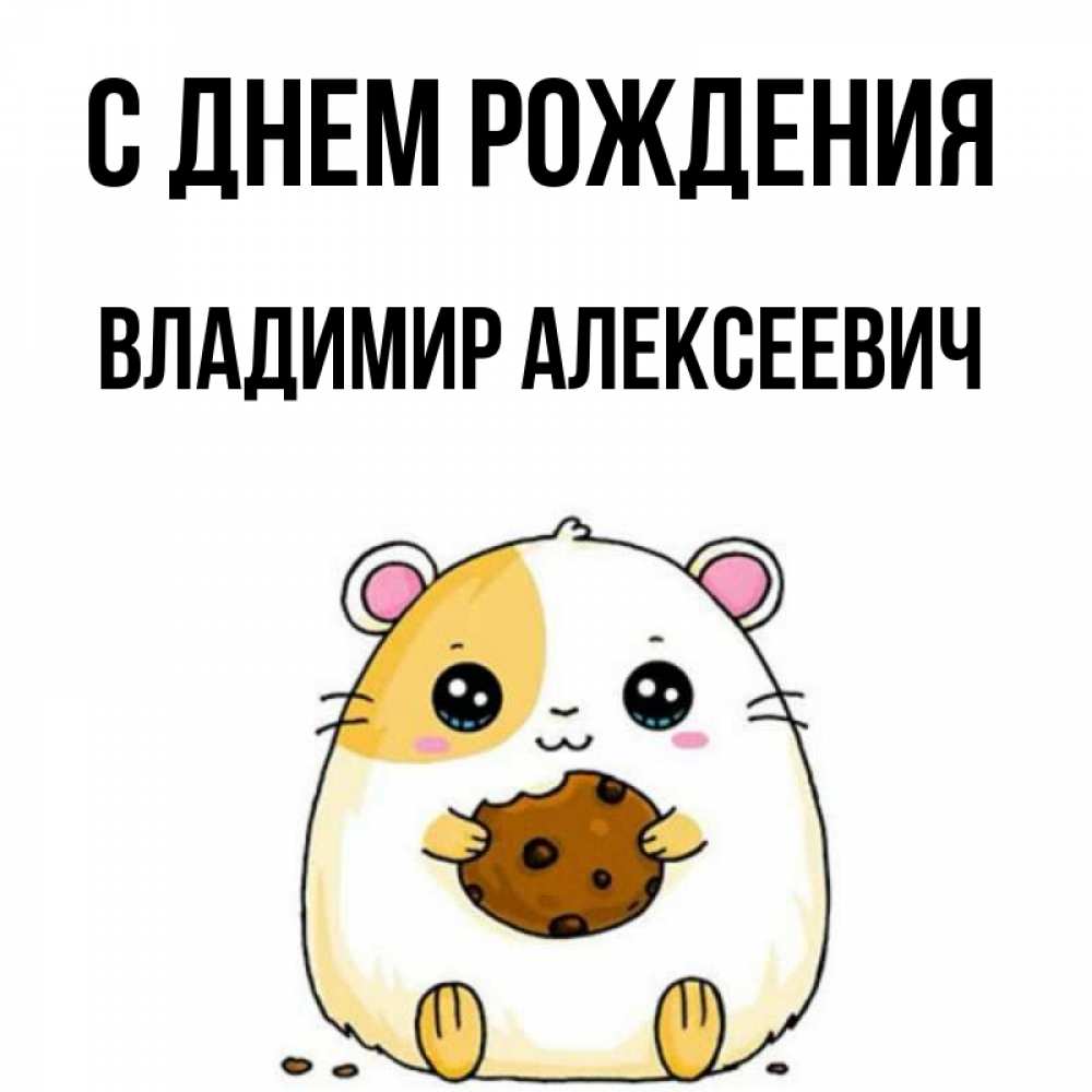 Открытка на каждый день с именем, Владимир-Алексеевич С днем рождения с днюхой Прикольная открытка с пожеланием онлайн скачать бесплатно 