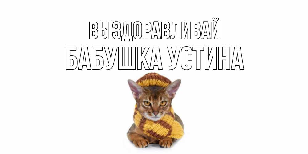 Открытка на каждый день с именем, Бабушка-Устина Выздоравливай родные не болейте Прикольная открытка с пожеланием онлайн скачать бесплатно 