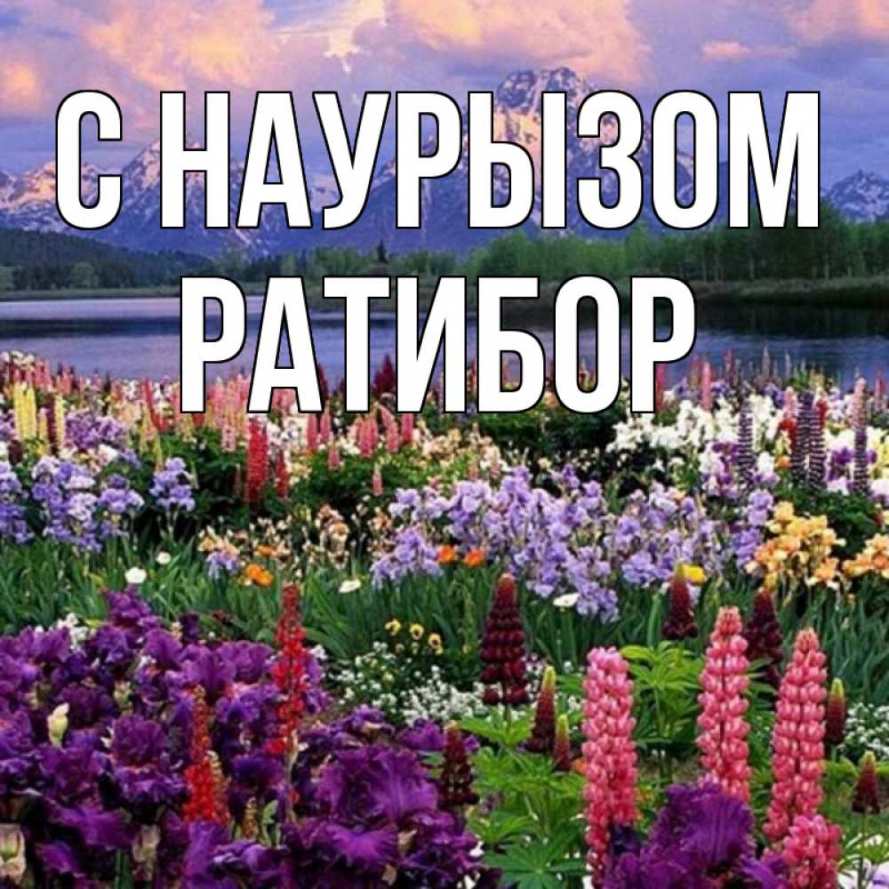 Открытка на каждый день с именем, Ратибор С наурызом праздник весны наурыз Прикольная открытка с пожеланием онлайн скачать бесплатно 
