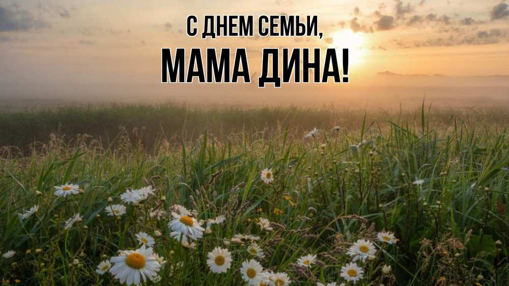 Открытка на каждый день с именем, Мама-Дина С днем семьи с днем семьи Прикольная открытка с пожеланием онлайн скачать бесплатно 