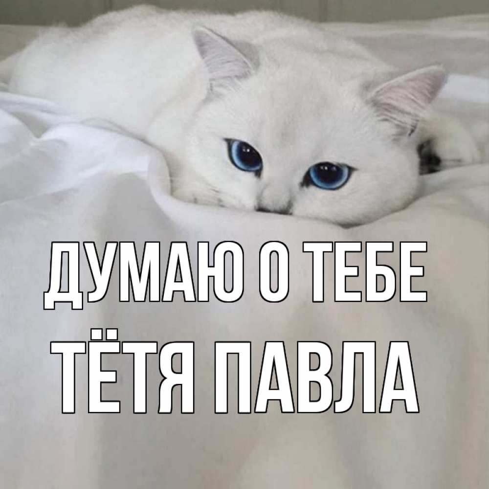 Открытка на каждый день с именем, Тётя-Павла Думаю о тебе я очень по тебе скучаю и тоскую Прикольная открытка с пожеланием онлайн скачать бесплатно 