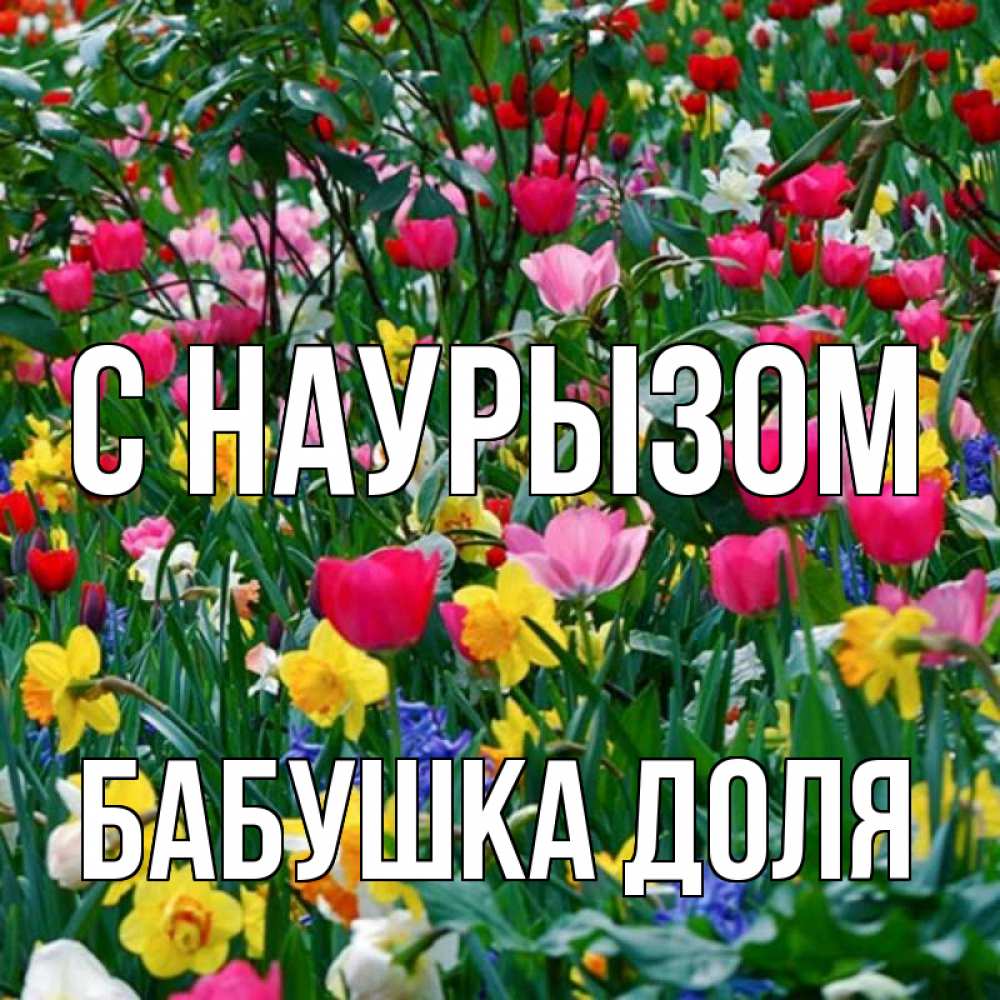 Открытка на каждый день с именем, Бабушка-Доля С наурызом с наурызом праздником весны поздравления для женщины Прикольная открытка с пожеланием онлайн скачать бесплатно 