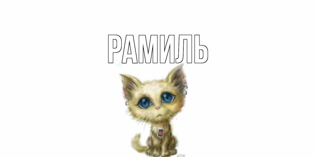 Открытка на каждый день с именем, Рамиль Главная прости меня открытка с котиком Прикольная открытка с пожеланием онлайн скачать бесплатно 