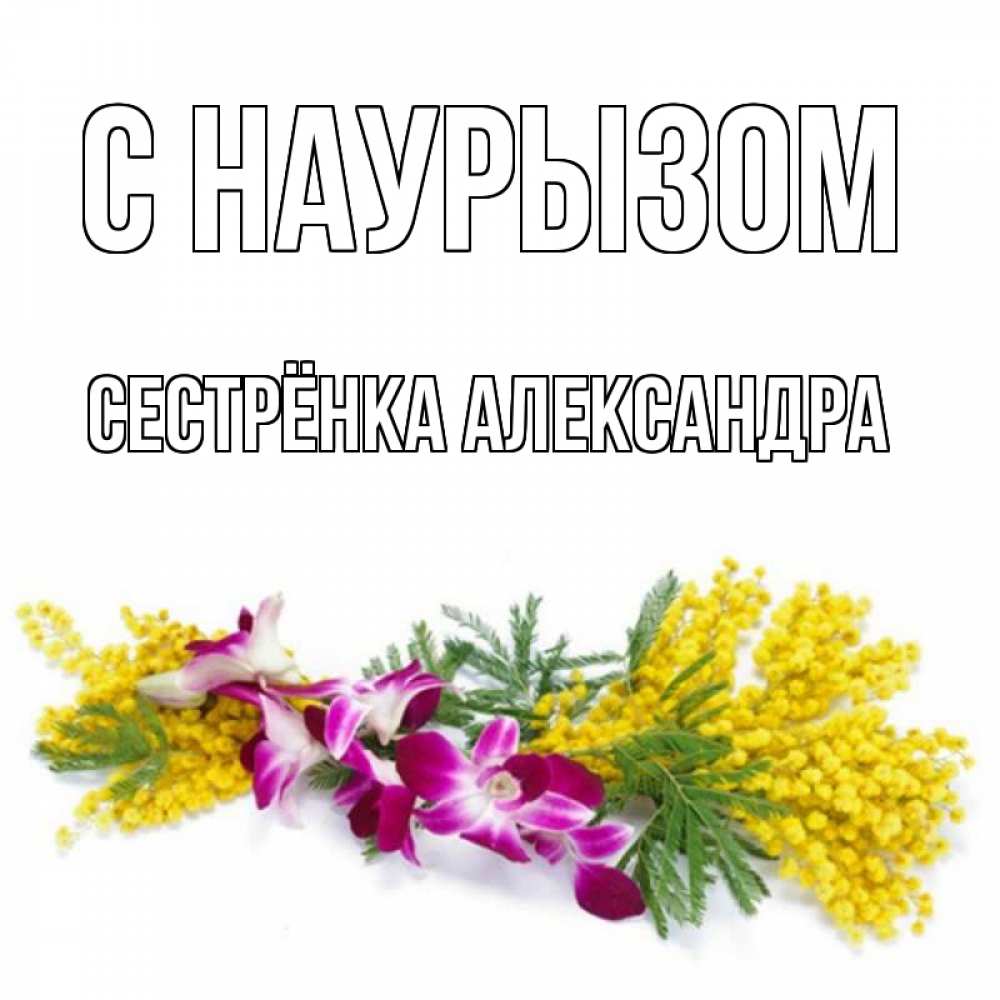 Открытка на каждый день с именем, Сестрёнка-Александра С наурызом открытка на международный женский день с цветами  1 Прикольная открытка с пожеланием онлайн скачать бесплатно 