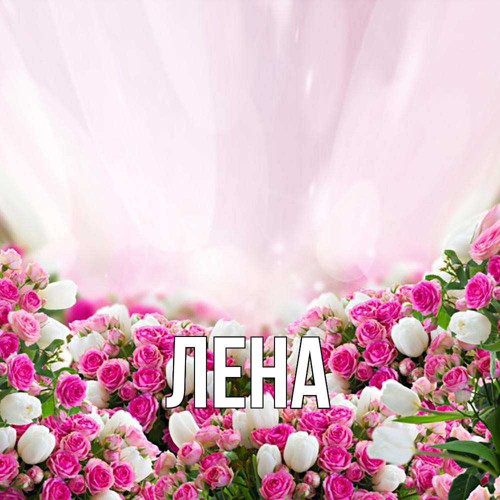 Открытка на каждый день с именем, Лена Главная под снегом Прикольная открытка с пожеланием онлайн скачать бесплатно 