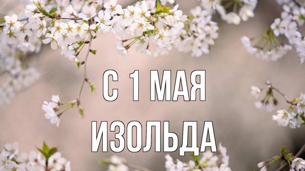 Открытка на каждый день с именем, Изольда С 1 мая С 1 мая Прикольная открытка с пожеланием онлайн скачать бесплатно 