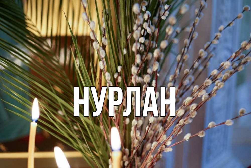 Открытка на каждый день с именем, Нурлан Главная верба Прикольная открытка с пожеланием онлайн скачать бесплатно 