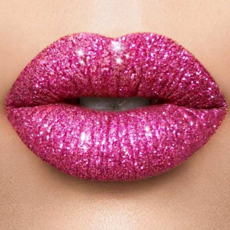 Открытка поцелуй помада с блестками поцелуй с подписью для парня Целую тебя 