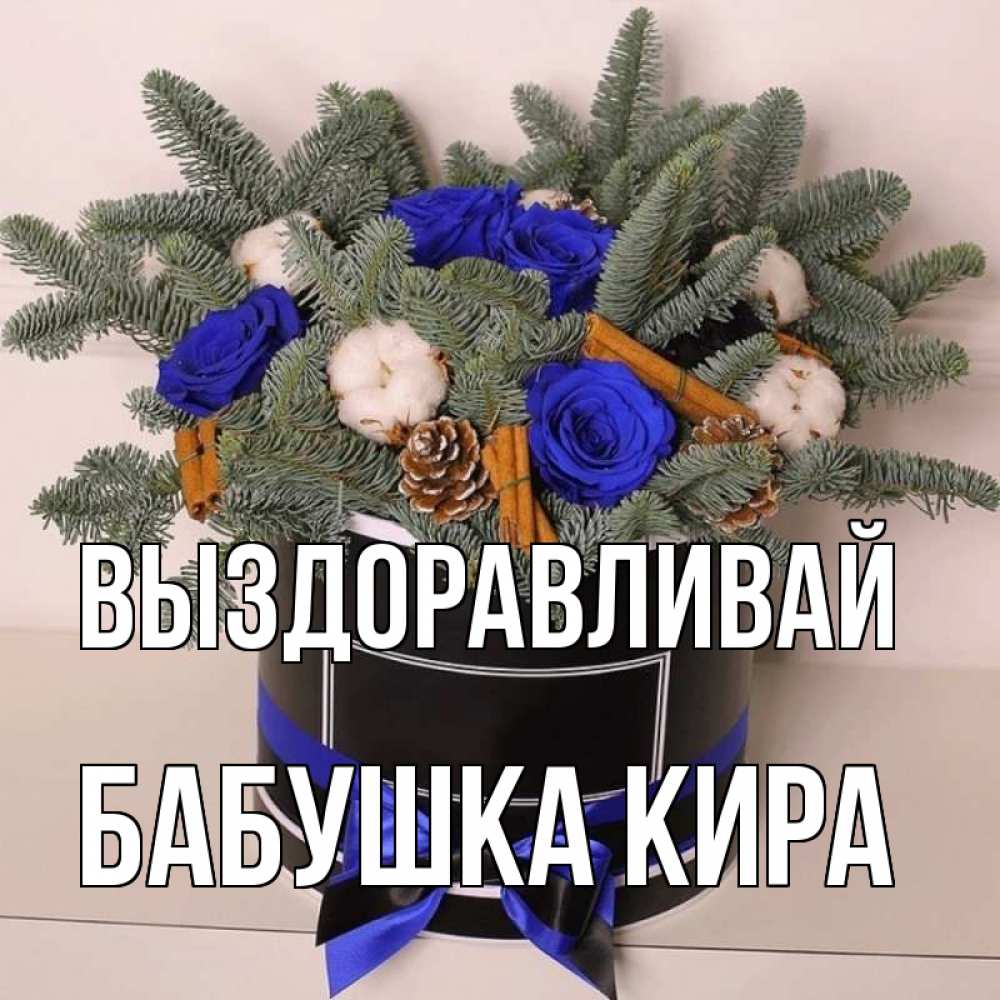 Открытка на каждый день с именем, Бабушка-Кира Выздоравливай короче кто то загрузил эти шишки Прикольная открытка с пожеланием онлайн скачать бесплатно 