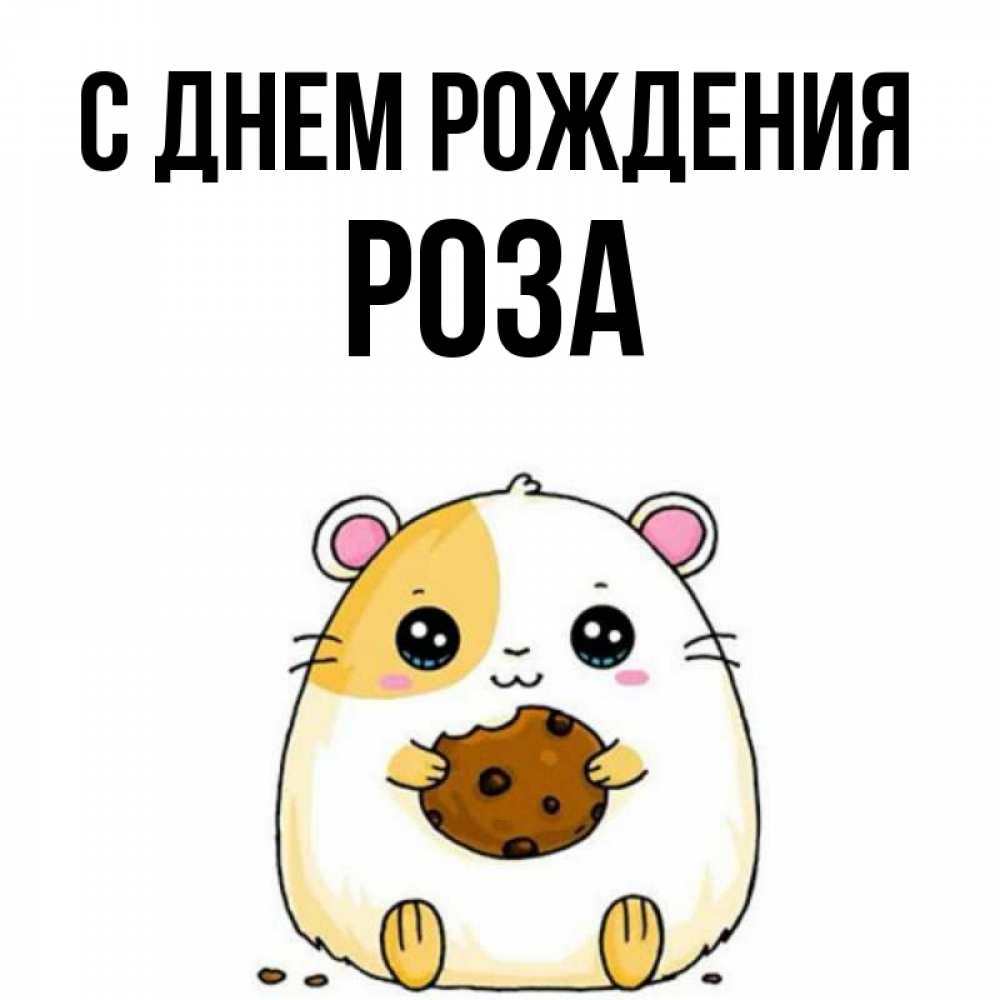 Открытка на каждый день с именем, Роза С днем рождения с днюхой Прикольная открытка с пожеланием онлайн скачать бесплатно 