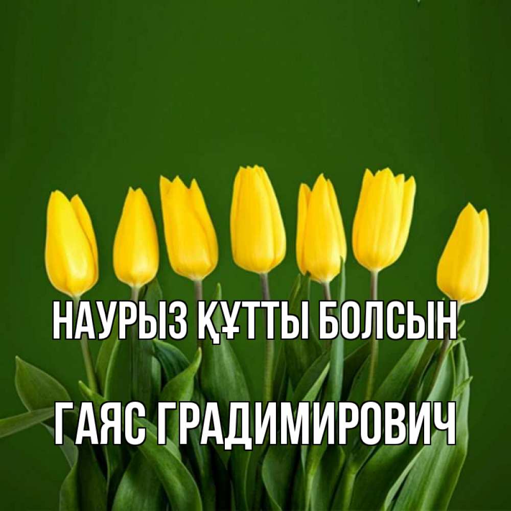Картинка Наурыз құтты болсын, Гаяс Градимирович