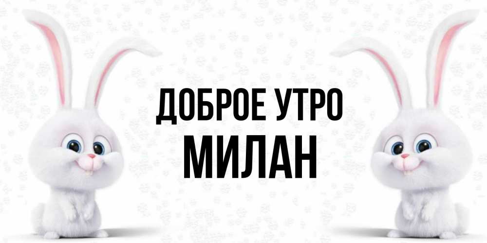 Доброе утро милана картинки